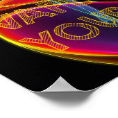 Florescent Cloud Vape for Life Poster (Hoek)