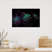 Florescent Garden Poster (Keuken)
