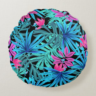 Florescent palmbladeren rond kussen