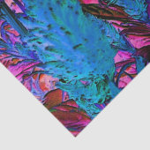 Florescent Pink Floral Surge Tissuepapier (Detail)