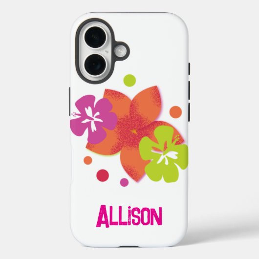 Florescent Tropical Vibes Case-Mate iPhone Case (Achterkant)