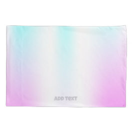 Florescerende holografische regenboogkleuren kussensloop