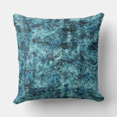 Floresta azul sob nevasca ou vidro trincado kussen (Achterkant)