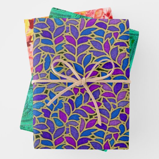 Floresta Bruxelles Flower Sampler Inpakpapier Vel (In situ)