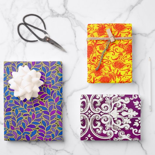 Floresta, Pearly en Woodbury Sampler Inpakpapier Vel (Voorkant)