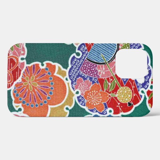 Floret Pattern, Japans design Case-Mate iPhone Case (Achterkant (horizontaal))