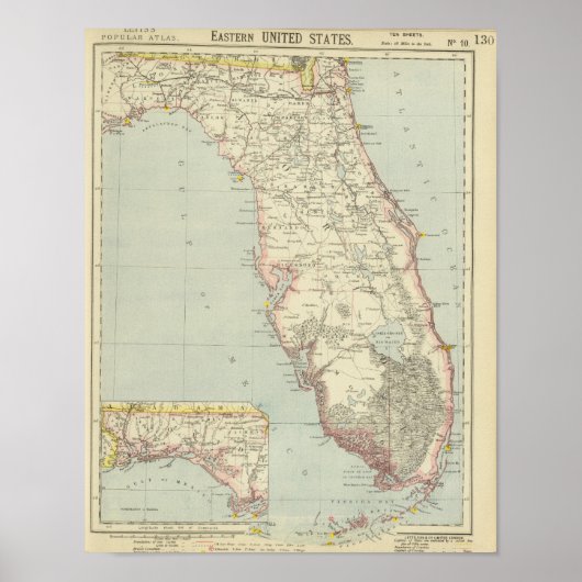 Floriada, Verenigde Staten Poster (Voorkant)