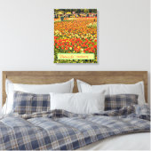 Floriade Canberra Australia flower festival tulips Canvas Afdruk (Insitu (Slaapkamer))