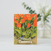 Floriade Canberra Australia flower tulip festival Briefkaart (Staand voorkant)