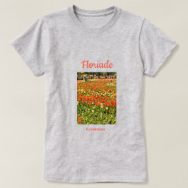 Floriade Canberra bloemfestival reiskunst T-shirt