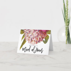 Florial bedankt voor het zijn van mijn Maid of Hon