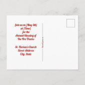 Florian of Lorch (BK 32) Briefkaart (Achterkant)