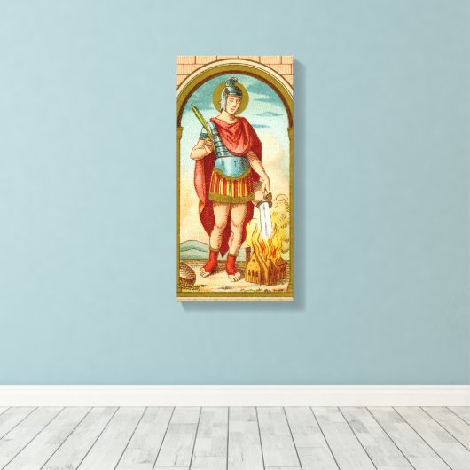 Florian of Lorch (BK 32) Canvas Afdruk (Insitu (Houten vloer))