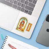 Florian of Lorch (BK 32) Sticker (Laptop met iPhone)