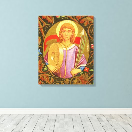 Florian of Lorch (PM 03) Canvas Afdruk (Insitu (Houten vloer))