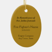 Florian of Lorch (PM 03) Keramisch Ornament (Achterkant)