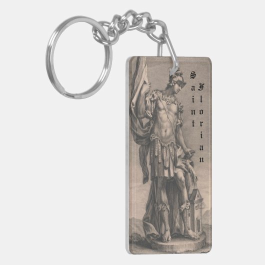Florian, Patron Saint of Firefighters Sleutelhange Sleutelhanger (Voorkant Links)