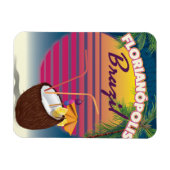 Florianópolis Braziliaanse reisposter Magneet (Horizontaal)