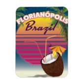 Florianópolis Braziliaanse reisposter Magneet (Verticaal)