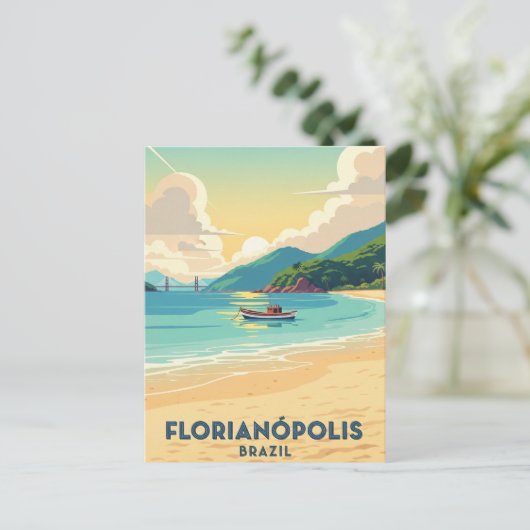 Florianópolis Brazilië Briefkaart (Staand voorkant)