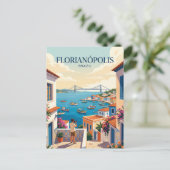 Florianópolis Brazilië Briefkaart (Staand voorkant)