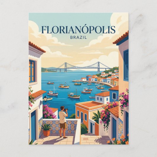 Florianópolis Brazilië Briefkaart (Voorkant)