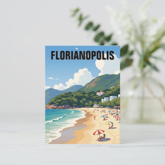Florianópolis Brazilië Briefkaart (Staand voorkant)