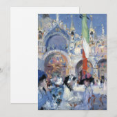 Florian's Café, Venetië | Francis Cadell (Voorkant / Achterkant)