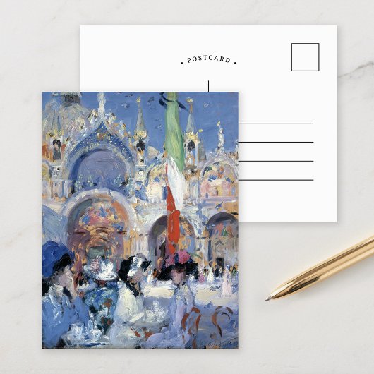 Florian's Café, Venetië | Francis Cadell Briefkaart