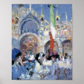 Florian's Café, Venetië | Francis Cadell Poster (Voorkant)