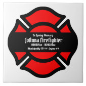 Florians kruis (stijl 3) tegeltje (Voorkant)