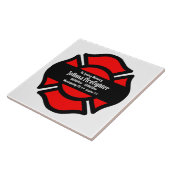 Florians kruis (stijl 3) tegeltje (Zijkant)