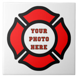 Florians kruis (stijl 4) tegeltje