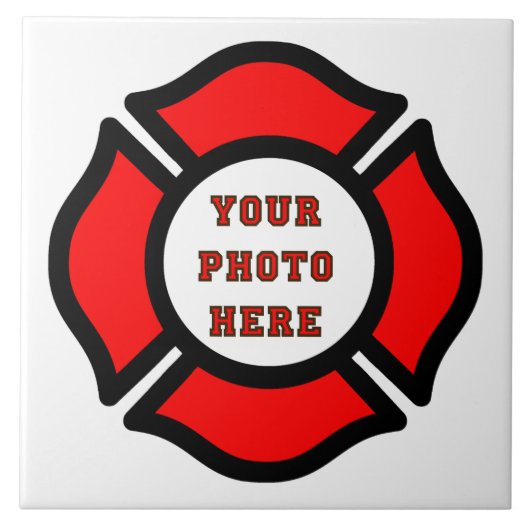 Florians kruis (stijl 4) tegeltje (Voorkant)