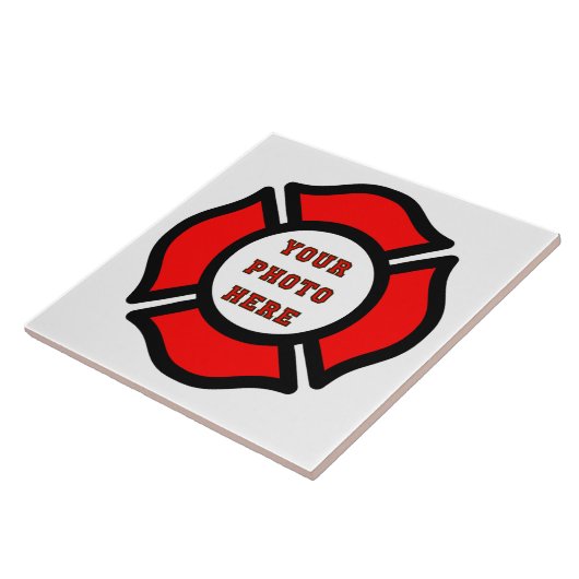 Florians kruis (stijl 4) tegeltje (Zijkant)