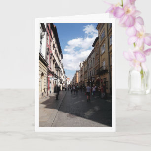 Floriańska Straat In Kraków Oude Stad Kaart