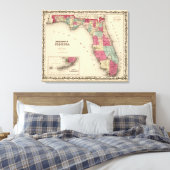 Florida 11 canvas afdruk (Insitu (Slaapkamer))