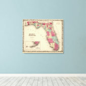 Florida 11 canvas afdruk (Insitu (Houten vloer))