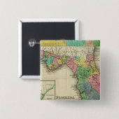 Florida 11 vierkante button 5,1 cm (Voorkant /achterkant)