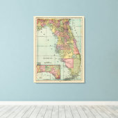 Florida 13 canvas afdruk (Insitu (Houten vloer))