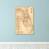 Florida 13 canvas afdruk (Insitu (Houten vloer))