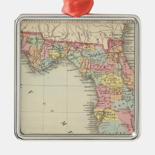 Florida 13 metalen ornament (Voorkant)