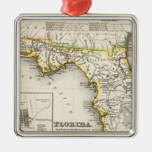 Florida 14 metalen ornament (Voorkant)