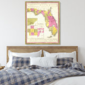 Florida 15 canvas afdruk (Insitu (Slaapkamer))