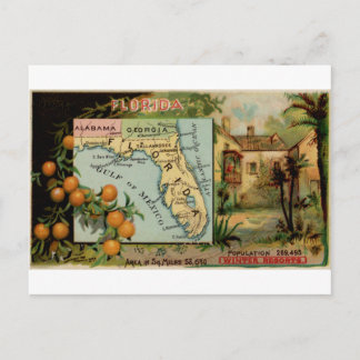 Florida, 1889  kaart