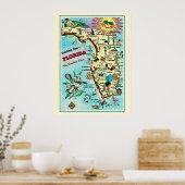 Florida 24x32 Poster afdrukken (Keuken)