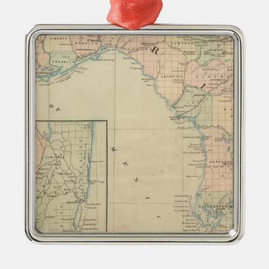 Florida 2 metalen ornament (Voorkant)