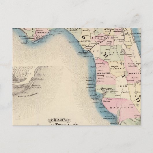 Florida 3 briefkaart (Voorkant)