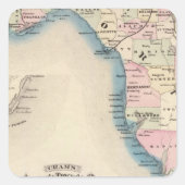 Florida 3 vierkante sticker (Voorkant)