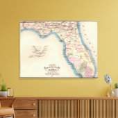 Florida 4 canvas afdruk (Insitu (Woonkamer))